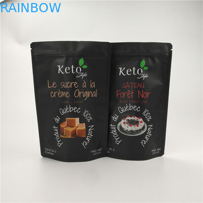 8x15 সেমি এফডিএ ম্যালার ফুড প্যাকেজিং ব্যাগগুলি ক্যান্ডি কেক স্ন্যাকের জন্য ভিএমপিইটি