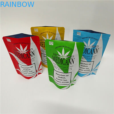 কুকি ফুলের গন্ধযুক্ত প্রুফ মেলার ব্যাগ জিপলক শিশু প্রতিরোধক আগাছা ব্যাগ