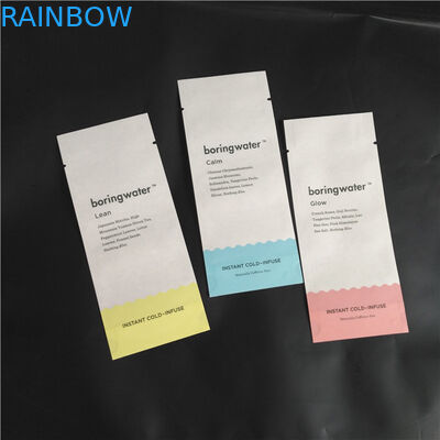 ইকো ফ্রেন্ড বায়োডেগ্র্যাডে ক্র্যাফ্ট পেপার পিএলএ যৌগিক খাদ্য পাউডার মশলা প্যাকেজিং ব্যাগ তিন সাইড সিল পাউচ