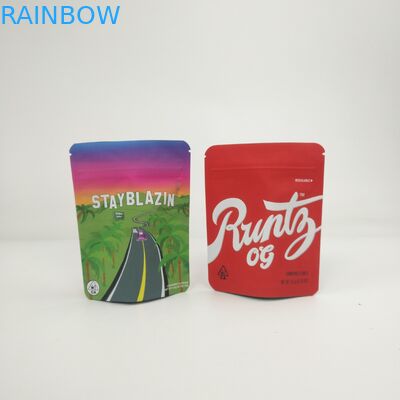 নিখরচায় নমুনা 3.5 জি 7 জি 14 জি 28 জি 1 পাউন্ড কুকিজ হেম্প সিবিডি গাঁজা রন্টজ কুশ হাজের জন্য ব্যাগগুলি দাঁড় করান