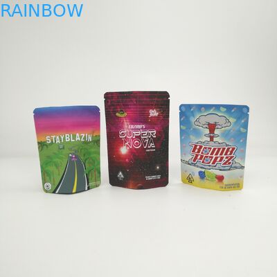 কাস্টমাইজড লোগো 3.5g 7g 14g 28g 1 পাউন্ড কুকিজ কুশ হ্যাজ হার্ব সিবিডি গাঁজাখ রন্টজের জন্য ব্যাগগুলি দাঁড় করায়