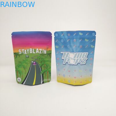 কাস্টমাইজড লোগো 3.5g 7g 14g 28g 1 পাউন্ড কুকিজ কুশ হ্যাজ হার্ব সিবিডি গাঁজাখ রন্টজের জন্য ব্যাগগুলি দাঁড় করায়