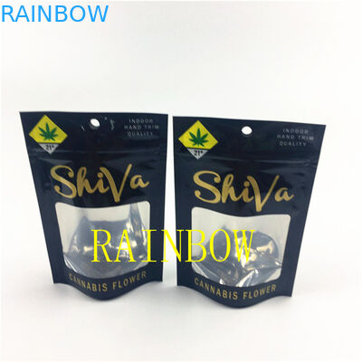 ডিজিটাল প্রিন্টিং স্ট্যান্ড আপ অ্যালুমিনিয়াম ফয়েল 1000mg ভোজ্য প্যাকেজিং স্ন্যাক মাইলার ব্যাগ জিপার সহ