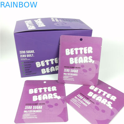 350g কাগজ আঠালো Cbd কার্ডবোর্ড প্যাকেজিং বক্স cmyk এমবসমেন্ট