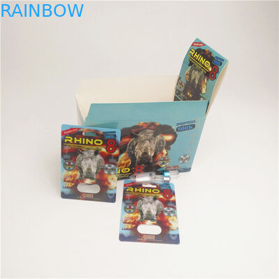 রাইনো ম্যাগনামের জন্য 90mic সেক্সুয়াল পিলস ব্লিস্টার পেপার কার্ড