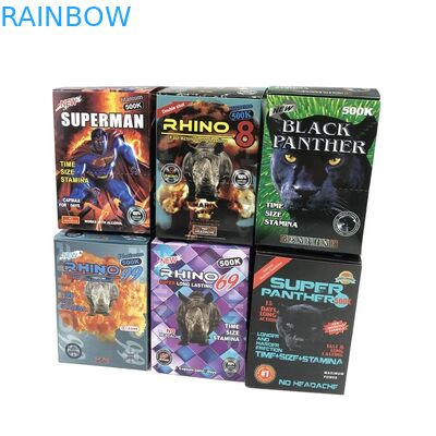 ডিসপ্লে বক্স সহ হলোগ্রাম এসজিএস সেক্স পিল ব্লিস্টার কার্ড 500k 3D ব্লিস্টার পেপার কার্ড