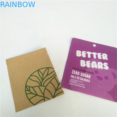 কুকি ক্যান্ডির জন্য VMPET 1.2C NY 1.5C ফ্ল্যাট স্ন্যাক প্যাকেজিং ব্যাগ Cmyk