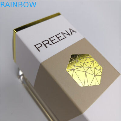 এসজিএস সিএমওয়াইকে কাগজ প্রসাধনী প্যাকেজিং বাক্স 2oz 60ml 30ml ফয়েল স্ট্যাম্পিং