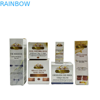 এসজিএস সিএমওয়াইকে কাগজ প্রসাধনী প্যাকেজিং বাক্স 2oz 60ml 30ml ফয়েল স্ট্যাম্পিং