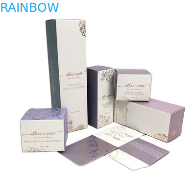 এসজিএস সিএমওয়াইকে কাগজ প্রসাধনী প্যাকেজিং বাক্স 2oz 60ml 30ml ফয়েল স্ট্যাম্পিং