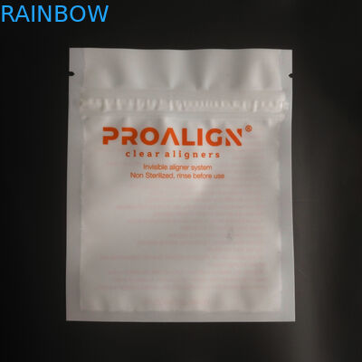 MOPP Vmpet প্লাস্টিক জিপ লক প্যাকেজিং ম্যাট দাঁত পরিষ্কার অ্যালাইনার্স ISO