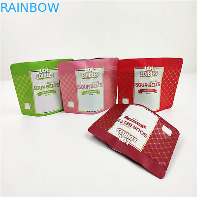 Mopp 180mic 3.5g Cookies Mylar Bags SGS PET Smell Proof Zipper Bags