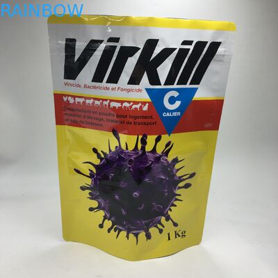 স্ট্যান্ড আপ কম্পাউন্ড লেমিনেটেড অ্যালুমিনিয়াম ফয়েল হুই প্রোটিন পাউডার খাদ্য সংগ্রহস্থল প্যাকেজিং ব্যাগ