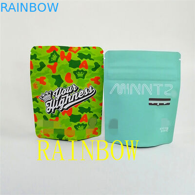 3.5 জি সফট টাচ ব্ল্যাক ম্যাট চাইল্ড প্রুফ জিপার প্যাকেজিং ব্যাগ/আগাছা স্ট্যান্ড আপ থলি প্যাকেজিং ব্যাগ