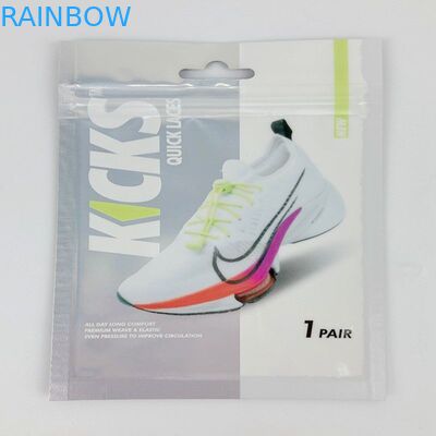 পুনর্ব্যবহারযোগ্য প্লাস্টিক মিনি জিপার থলি জুতা প্যাড প্যাকেজিং ব্যাগ জুতা জন্য তিন পাশ সীল ব্যাগ