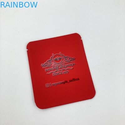 কম MOQ 500pcs ভোজ্য mylar ব্যাগ কাস্টম মুদ্রিত ফয়েল ব্যাগ প্যাকেজিং ব্যাগ শুকনো জাফরান ক্রোকাস এবং চা জন্য খাদ্য