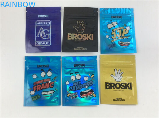 1/6 ব্যাগ ভেষজ ধূপ প্যাকেজিং আর্দ্রতা প্রমাণ অ্যালুমিনিয়াম কলাই 12C VMPET