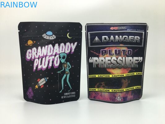 1/6 ব্যাগ ভেষজ ধূপ প্যাকেজিং আর্দ্রতা প্রমাণ অ্যালুমিনিয়াম কলাই 12C VMPET