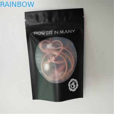 CMYK Gravnre প্লাস্টিক জিপার প্যাকেজিং ব্যাগ SGS VMPET 10C প্লাস্টিকের গহনা পাউচ