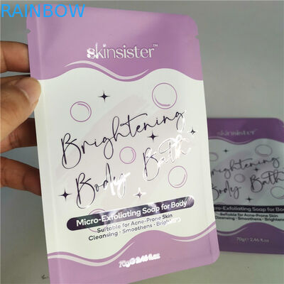 AL 0.7C 12C Resealable স্তরিত স্ন্যাক ব্যাগ SGS MPET প্রসাধনী জিপার ব্যাগ