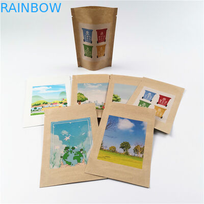 VMPET 1.2C PA 1.5C Kraft Paper Bag Biodegradable Sachet Paper Bags