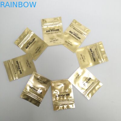 Gravure 100mic CMYK প্লাস্টিক পাউচ প্যাকেজিং SGS VMPET ফ্ল্যাট জিপার থলি