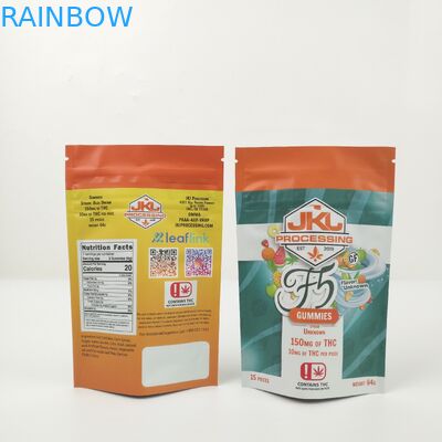 ম্যাট ডয়প্যাক 0.7c আল স্ট্যান্ড আপ জিপার থলি বলসা স্ন্যাকের জন্য কম্পোস্টেবল