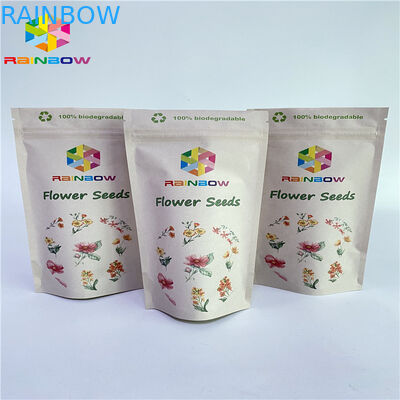 Pa 1.5c 80mic Kraft Paper Ziplock Bag Vmpet স্তরিত বাদাম প্যাকেজিং ব্যাগ