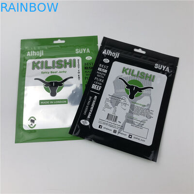 SGS Kraft Plastic Pouches Packaging CMYK VMPET NY CPP for Beef Jerky
