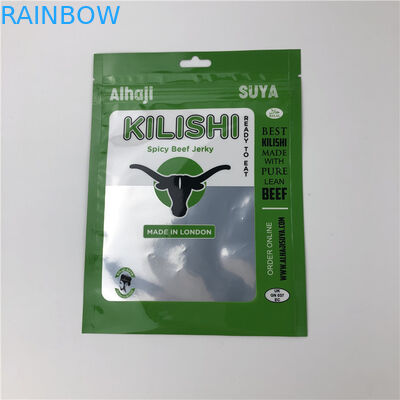 SGS Kraft Plastic Pouches Packaging CMYK VMPET NY CPP for Beef Jerky