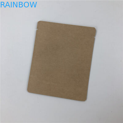 অ্যালুমিনাইজড ওয়াটারপ্রুফ ফুড প্যাকেজিং থ্রি সাইড সিল ক্রাফট পেপার ব্যাগ ড্রিপ ফ্লিটার ফুড গ্রেড ফুড প্যাকেট