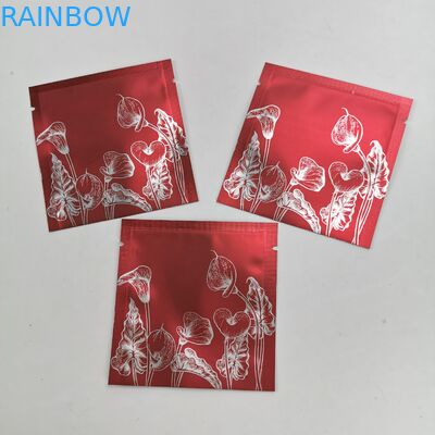 ছোট থ্রি-সাইড সিল মিনি কসমেটিক কটন ব্যাগ প্যাকেট প্যাকেজিং কাস্টমাইজড ফুড জিপার ব্যাগ হিট সিল ব্যাগ