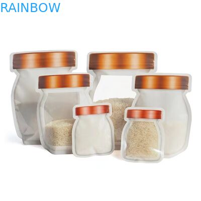 সিবিডি বীজের জন্য মেসন জার পাউচগুলি সিবিডি ফ্লাওয়ার গামি THC ইন্ডিকা পাতার জিপার সহ অনিয়মিত প্যাকিং পাউচগুলি