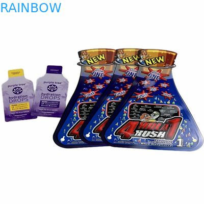 বিশেষ আকৃতির কাস্টম প্রিন্ট মাইলার সফট টাচ প্লাস্টিক প্যাক ডেল্টা 8 ভোজ্য পাউচ কসমেটিক ক্রিম শ্যাম্পু স্যাচে