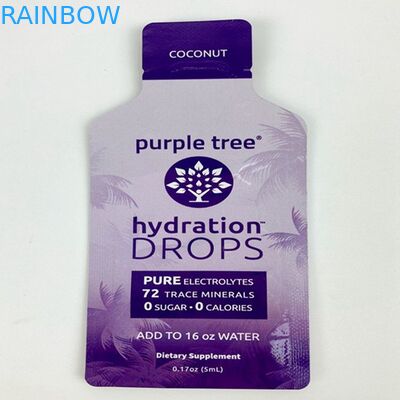 বিশেষ আকৃতির কাস্টম প্রিন্ট মাইলার সফট টাচ প্লাস্টিক প্যাক ডেল্টা 8 ভোজ্য পাউচ কসমেটিক ক্রিম শ্যাম্পু স্যাচে