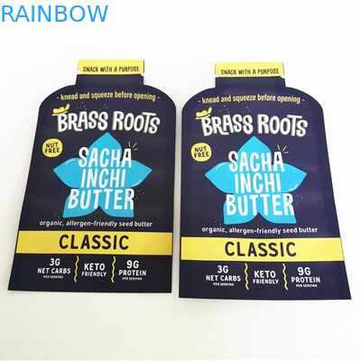 আগাছা ফুলের জন্য ডিজিটাল প্রিন্ট কাস্টম আকৃতির নারকেল তেলের স্যাচেট মাইলার ফুড ফ্ল্যাট ব্যাগ স্ন্যাক ক্যান্ডি পাউচ