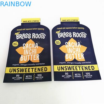 আগাছা ফুলের জন্য ডিজিটাল প্রিন্ট কাস্টম আকৃতির নারকেল তেলের স্যাচেট মাইলার ফুড ফ্ল্যাট ব্যাগ স্ন্যাক ক্যান্ডি পাউচ