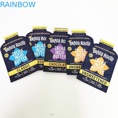 আগাছা ফুলের জন্য ডিজিটাল প্রিন্ট কাস্টম আকৃতির নারকেল তেলের স্যাচেট মাইলার ফুড ফ্ল্যাট ব্যাগ স্ন্যাক ক্যান্ডি পাউচ