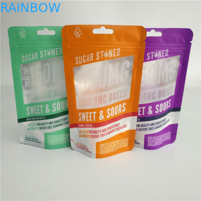 কাস্টম প্রিন্টেড হেম্প অয়েল স্লাইভার ফয়েল মাইলার উইড ভ্যাপ পেন প্যাক গামি ক্যান্ডি পাউচ সিবিডি ক্যাপসুল প্যাকেজিং ব্যাগ