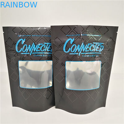 চাইল্ড প্রুফ জিপার স্মেল প্রুফ অ্যালুমিনিয়াম ফয়েল THC 420 CBD Oil Bud Weed Gummy Candy Sachet