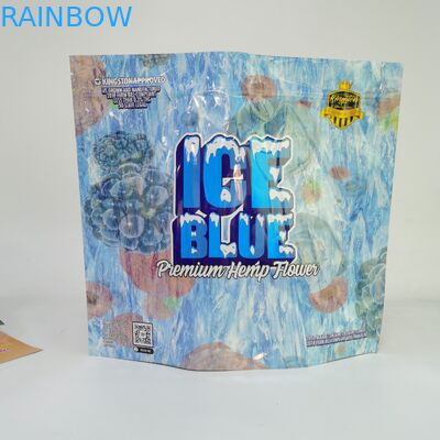 কাস্টম প্রিন্টেড থ্রি সাইড সিল তামাক পাতার তেলের ব্যাগ ভেষজ আগাছা সিবিডি তেল ক্যাপসুল জিপার ব্যাগ