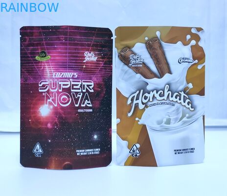 1g 4g 7g 10g অ্যালুমিনিয়াম ফয়েল বাডিস প্যাকেজিং ব্যাগ CBD গামিস পাউচ ডেল্টা 8 জিপার সহ গন্ধ প্রুফ ব্যাগ