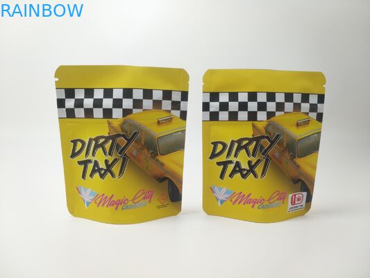 4X6 ইঞ্চি মাইলার জিপলক ব্যাগ ফয়েল লাইনযুক্ত THC CBD সুইস আগাছা