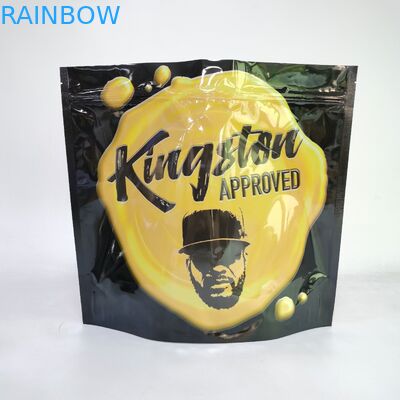 4X6 ইঞ্চি মাইলার জিপলক ব্যাগ ফয়েল লাইনযুক্ত THC CBD সুইস আগাছা