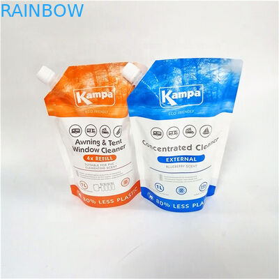 পাইকারি প্লাস্টিকের তরল প্রুফ স্পাউট পাউচ মাইলার ব্যাগ জুসের জন্য তরল ফুড পাউচ প্যাকেজিং প্যাকেট আকৃতির মাইলার ব্যাগ