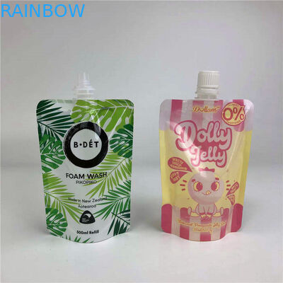 ব্যক্তিগত কাস্টমাইজ 1 লিটার লিকুইড স্ট্যান্ড আপ ব্যাগ ম্যাট প্রিন্ট লেবেল বীজ তেল থলি থলি