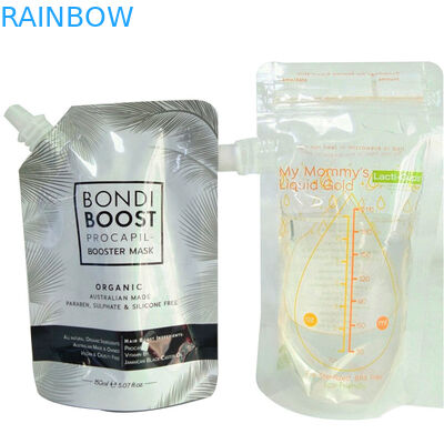 CMYK প্যানটোন স্পাউট পাউচ ব্যাগ 240mic Gravure স্ট্যান্ড আপ স্পাউট পাউচ