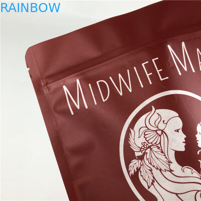 অ্যালুমিনিয়াম ফুড প্যাকেজিং ব্যাগ ম্যাট ইফেক্ট প্লাস্টিক লেমিনেটেড স্ট্যান্ড আপ চা মিক্সড ভেজিস পাউচ পাউচের জন্য চিপস