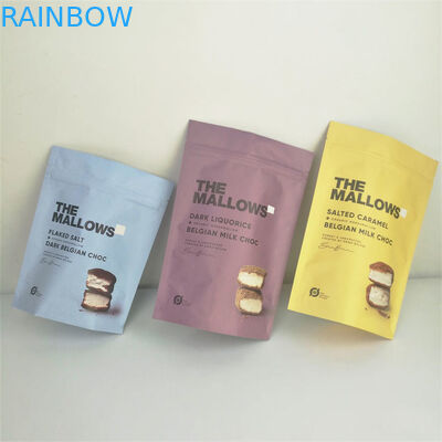 ম্যাট ভিএমপিইটি স্মেল প্রুফ জিপার পাউচ সিএমওয়াইকে প্যানটোন 240 মাইক্রোন