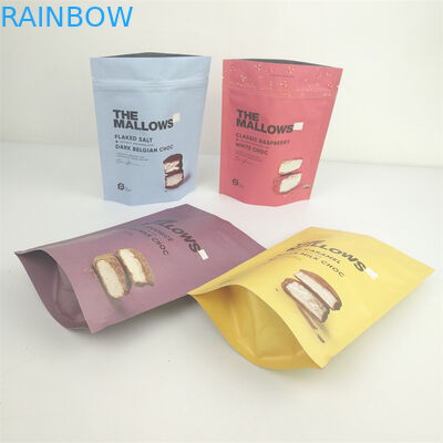 ম্যাট ভিএমপিইটি স্মেল প্রুফ জিপার পাউচ সিএমওয়াইকে প্যানটোন 240 মাইক্রোন